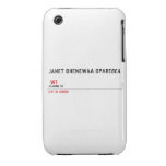 JANET OHENEWAA OPAREBEA     iPhone 3G/3GS Cases iPhone 3 Covers