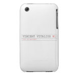 vincent vitaliss  iPhone 3G/3GS Cases iPhone 3 Covers