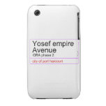 Yosef empire  Avenue   iPhone 3G/3GS Cases iPhone 3 Covers