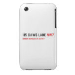 115 DAWS LANE  iPhone 3G/3GS Cases iPhone 3 Covers