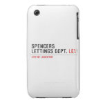 Spencers Lettings Dept.  iPhone 3G/3GS Cases iPhone 3 Covers
