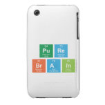 
 pure
 brain  iPhone 3G/3GS Cases iPhone 3 Covers