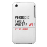 Periodic Table Writer  iPhone 3G/3GS Cases iPhone 3 Covers