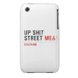 Up Shit Street  iPhone 3G/3GS Cases iPhone 3 Covers