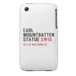earl mountbatten statue  iPhone 3G/3GS Cases iPhone 3 Covers