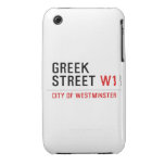 Greek Street  iPhone 3G/3GS Cases iPhone 3 Covers