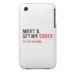 MERT B. SFTWR  iPhone 3G/3GS Cases iPhone 3 Covers