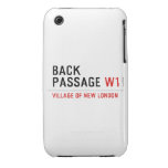 Back Passage  iPhone 3G/3GS Cases iPhone 3 Covers