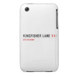 Kingfisher Lane  iPhone 3G/3GS Cases iPhone 3 Covers