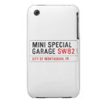 MINI SPECIAL GARAGE  iPhone 3G/3GS Cases iPhone 3 Covers