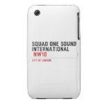 SQUAD ONE SOUND INTERNATIONAL   iPhone 3G/3GS Cases iPhone 3 Covers