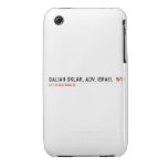 Daliah Sklar, Adv. Israel   iPhone 3G/3GS Cases iPhone 3 Covers