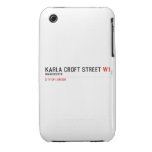 Karla Croft Street  iPhone 3G/3GS Cases iPhone 3 Covers