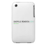 casville road826  iPhone 3G/3GS Cases iPhone 3 Covers