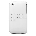 Happy
 Birthday
 Sir  iPhone 3G/3GS Cases iPhone 3 Covers