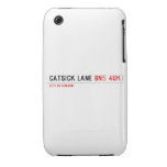 Catsick Lane  iPhone 3G/3GS Cases iPhone 3 Covers