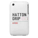 HATTON DRIP  iPhone 3G/3GS Cases iPhone 3 Covers