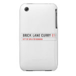 Brick Lane Curry  iPhone 3G/3GS Cases iPhone 3 Covers