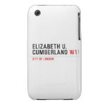 ELIZABETH U. CUMBERLAND  iPhone 3G/3GS Cases iPhone 3 Covers
