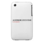 Aldermans green road  iPhone 3G/3GS Cases iPhone 3 Covers