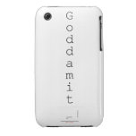 G o d d a m i t   iPhone 3G/3GS Cases iPhone 3 Covers