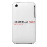  Chestnut Ave  iPhone 3G/3GS Cases iPhone 3 Covers