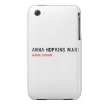 Anna Hopkins WA8  iPhone 3G/3GS Cases iPhone 3 Covers