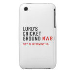 LORD'S CRICKET GROUND  iPhone 3G/3GS Cases iPhone 3 Covers