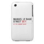 Manuel le Saux Street  iPhone 3G/3GS Cases iPhone 3 Covers