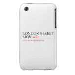 LONDON STREET SIGN  iPhone 3G/3GS Cases iPhone 3 Covers