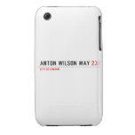 Anton Wilson Way  iPhone 3G/3GS Cases iPhone 3 Covers