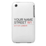 Your Name Street  iPhone 3G/3GS Cases iPhone 3 Covers