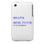 MALATYA  NÜFUS: 759.930  iPhone 3G/3GS Cases iPhone 3 Covers