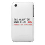the Hampton  MWB Club  iPhone 3G/3GS Cases iPhone 3 Covers