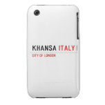 khansa  iPhone 3G/3GS Cases iPhone 3 Covers