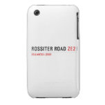 ROSSITER ROAD  iPhone 3G/3GS Cases iPhone 3 Covers