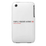 purple voucher avenue  iPhone 3G/3GS Cases iPhone 3 Covers