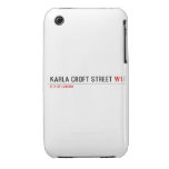 Karla Croft Street  iPhone 3G/3GS Cases iPhone 3 Covers