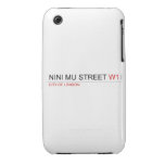 NINI MU STREET  iPhone 3G/3GS Cases iPhone 3 Covers
