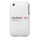 COLDPLAY   iPhone 3G/3GS Cases iPhone 3 Covers