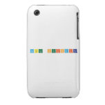 Tabla periodica  iPhone 3G/3GS Cases iPhone 3 Covers