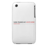 CAROL PEACHES AVE  iPhone 3G/3GS Cases iPhone 3 Covers