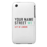 Your Name Street  iPhone 3G/3GS Cases iPhone 3 Covers
