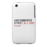 awesomeness street  iPhone 3G/3GS Cases iPhone 3 Covers