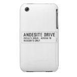 andesite drive  iPhone 3G/3GS Cases iPhone 3 Covers