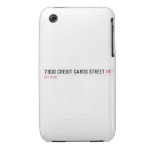 7800 Credit cards street  iPhone 3G/3GS Cases iPhone 3 Covers