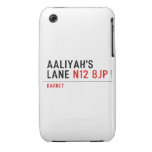 Aaliyah's  Lane  iPhone 3G/3GS Cases iPhone 3 Covers