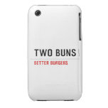 TWO BUNS  iPhone 3G/3GS Cases iPhone 3 Covers