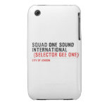 SQUAD ONE SOUND INTERNATIONAL   iPhone 3G/3GS Cases iPhone 3 Covers