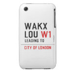 WAKX LOU  iPhone 3G/3GS Cases iPhone 3 Covers